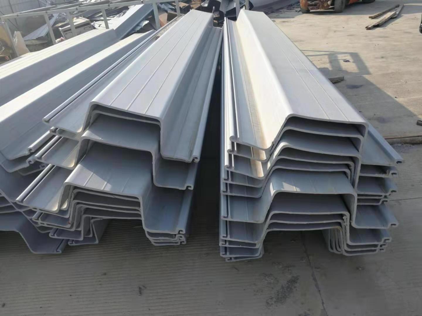 PVC sheet piling Vinyl sheet pile Vinyl seawall for water control Factory direct sale