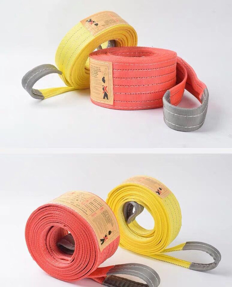 Zhizhen textile tape lifting slings crane flat polyester webbing belt