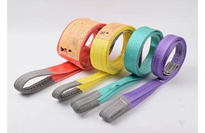 Zhizhen textile tape lifting slings crane flat polyester webbing belt