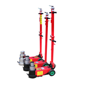 Low profile 8 ton air pneumatic hydraulic long ram jack 70 tons 50 ton hydraulic truck air jack