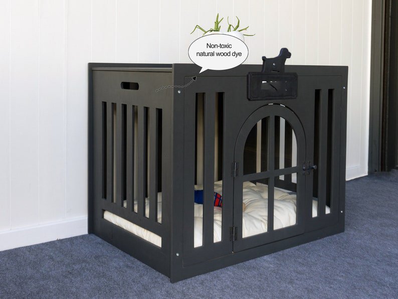 New Design Handmade Dog Crate Cat Nest Pet House Small Wooden Puppy Kennel with Door