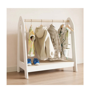 Kids Clothing Racks Montessori Wardrobe Kids Dress Up Rack Wooden Clothing Rack Kids