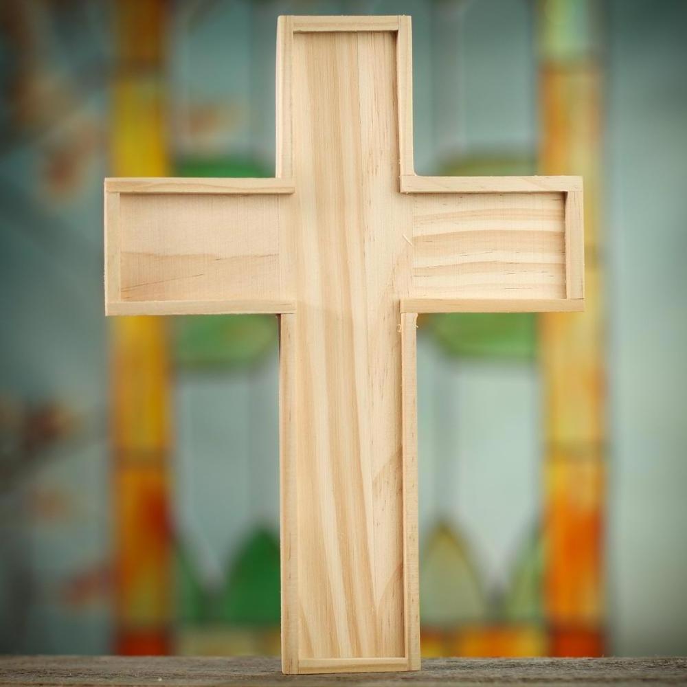 Unfinished Wooden Crosses for Painting DIY Crafting