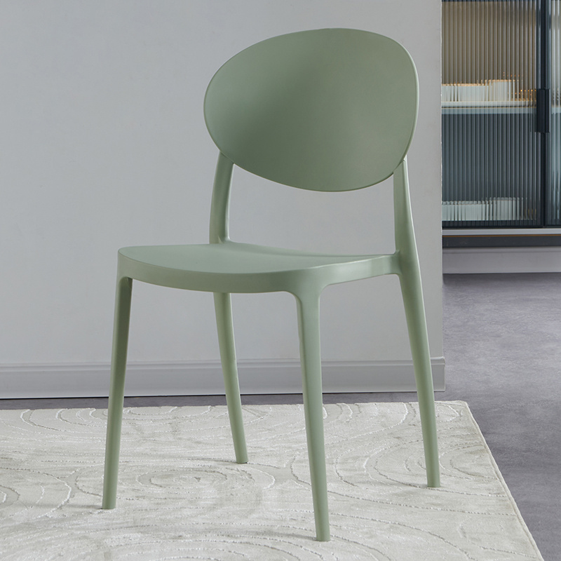 Modern fashion PP plastic chair cheap kitchen cafe bistro dining chairs for dinning room