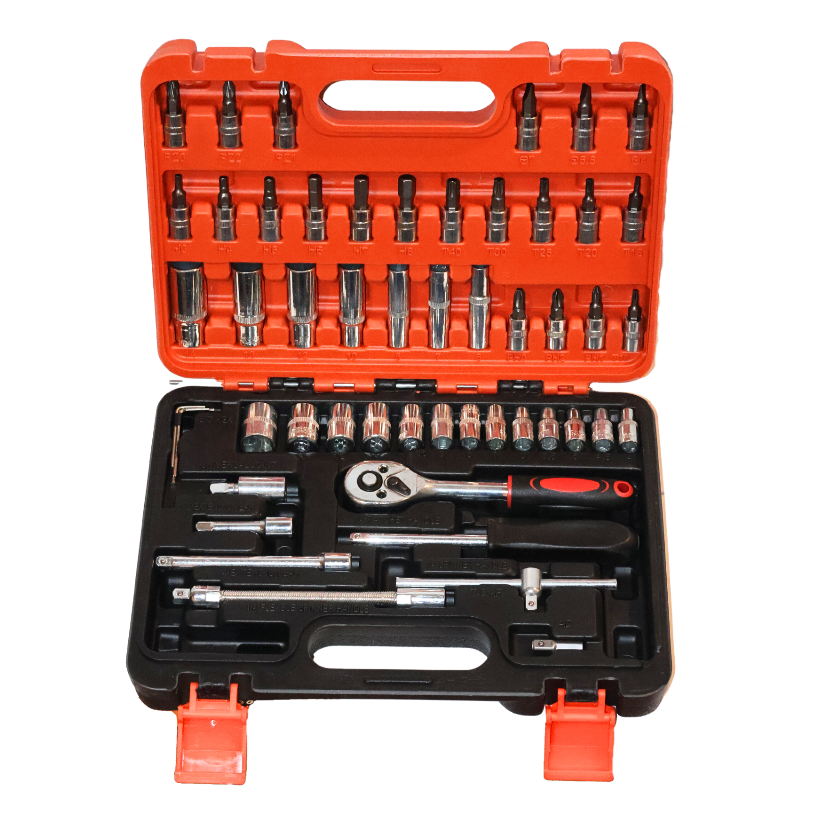 53 Pieces 1/4 inch Ratchet Wrench Tool Set