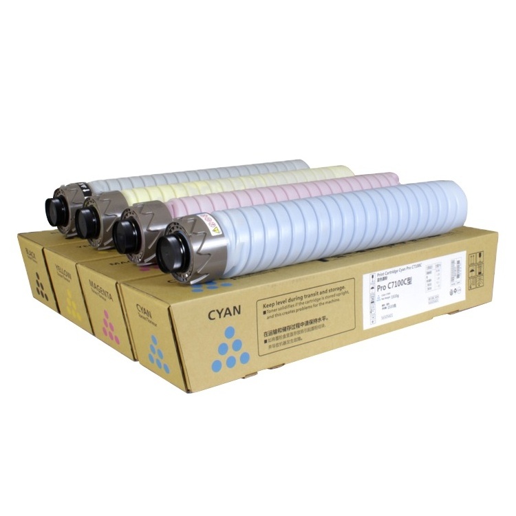 Compatible Ricoh  C7110  C7100 copier toner cartridge PROC9100 C9110 C751 C651  printer toner ricoh copier spare parts