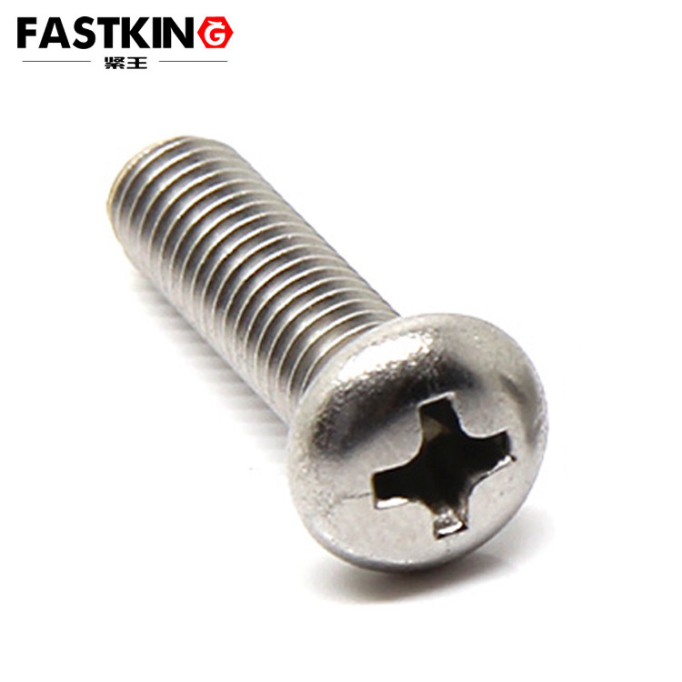 DIN7985 stainless steel deck screws cross recessed pan head screws