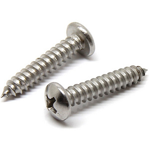 PA1.0 PA1.2 PA1.4 Stainless steel ISO7094 Pan Head cross recessed steel nail self tapping Screw