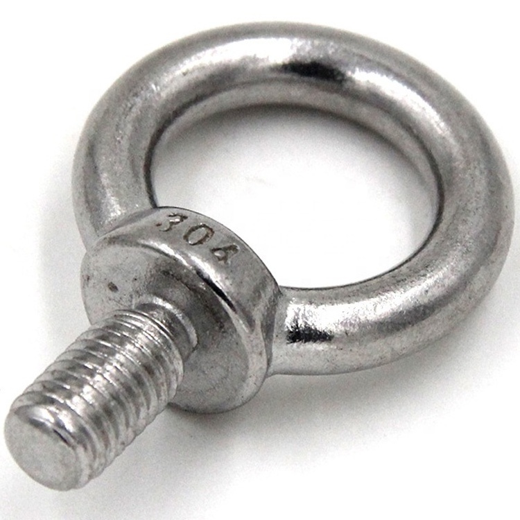 DIN580 stainless steel Ring Nut Eye Bolt Screw Eye Hook DIN 580 Eye bolt galvanized oval