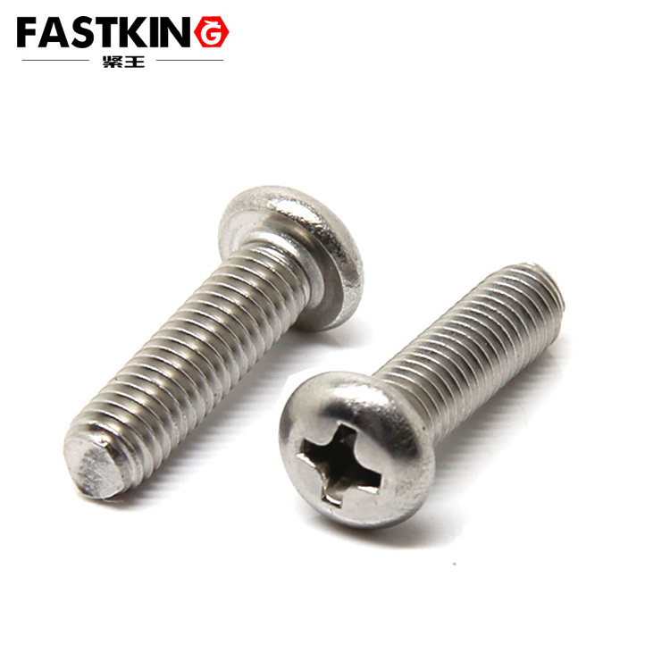 DIN7985 stainless steel deck screws cross recessed pan head screws