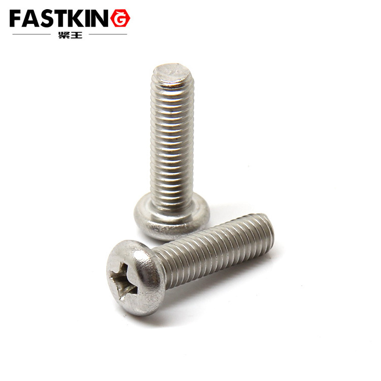 DIN7985 stainless steel deck screws cross recessed pan head screws