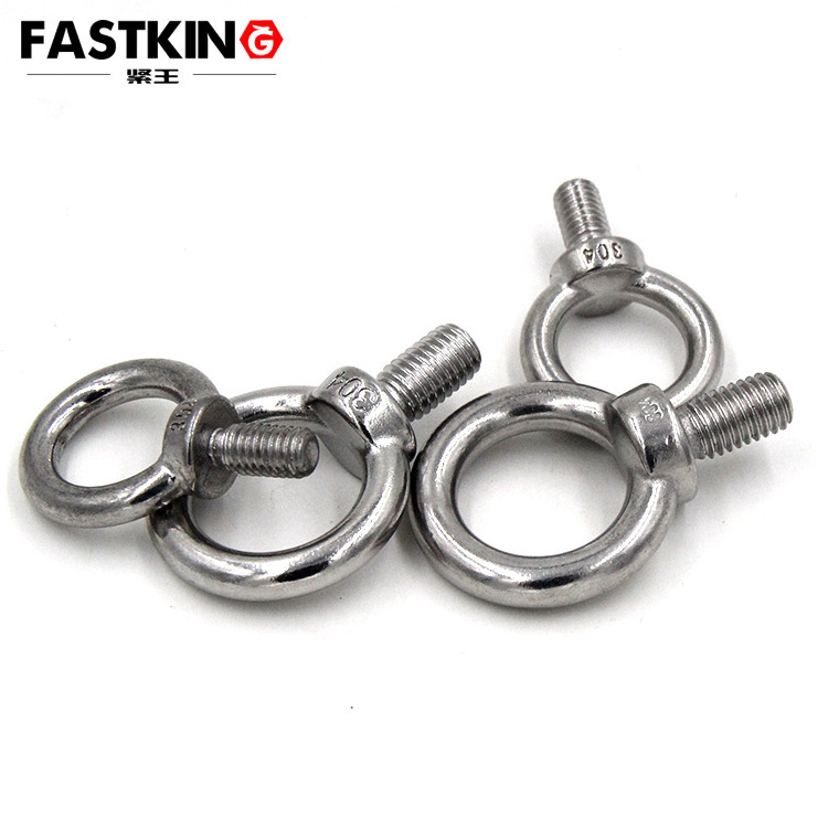 Metal Lifting Eye Bolt Lifting Swivel Eye Bolts Ring DIN580 Stainless steel