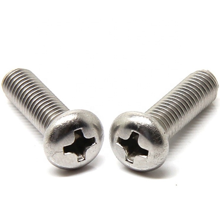 DIN7985 stainless steel deck screws cross recessed pan head screws