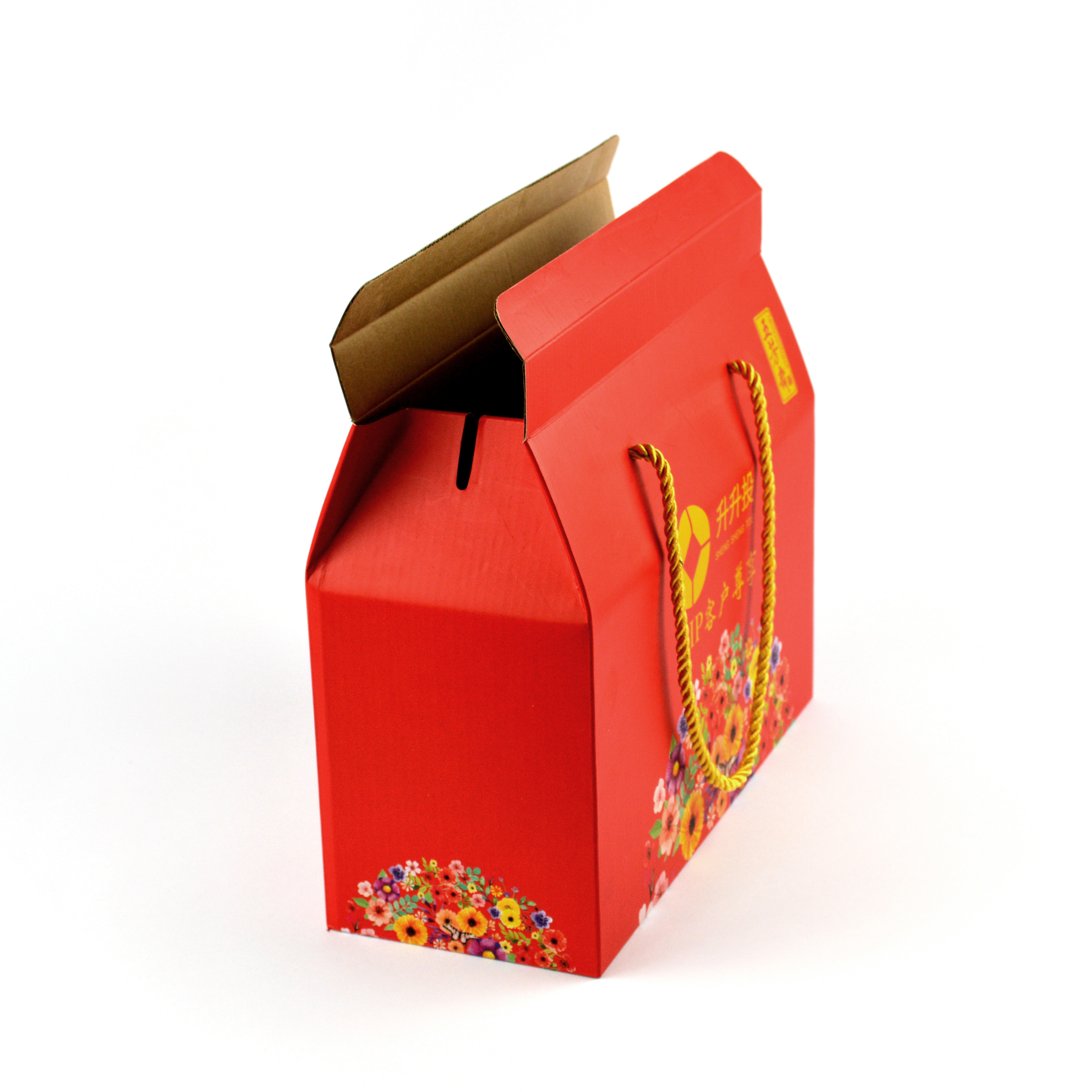 custom-made Free Design Packaging Durable and heavy fruit Banana Apple carton gift paper box with your logo