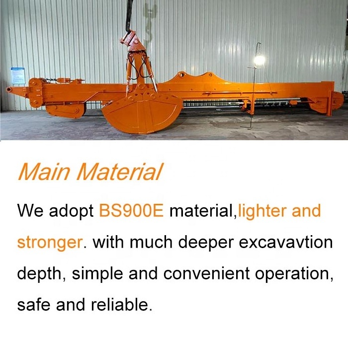 Manufacturer High Effective telescopic excavator long arm telescopic boom excavator arm excavator sliding boom arm