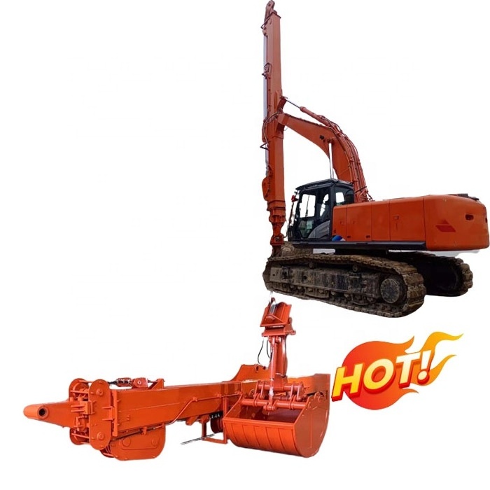 Manufacturer High Effective telescopic excavator long arm telescopic boom excavator arm excavator sliding boom arm