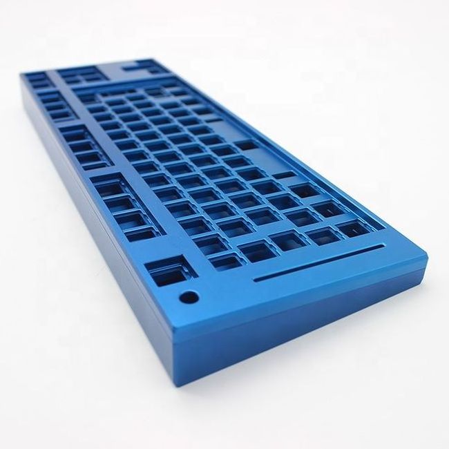 OEM custom precision cnc metal aluminium mechanical keyboard case kit