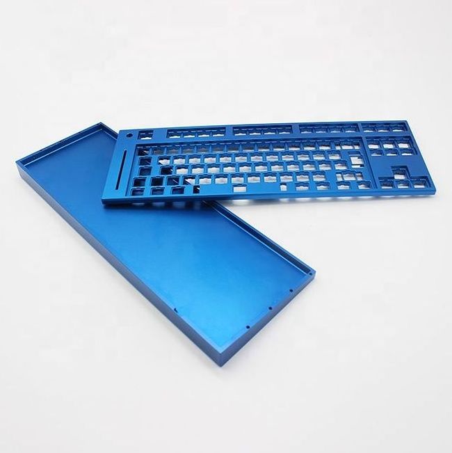 OEM custom precision cnc metal aluminium mechanical keyboard case kit