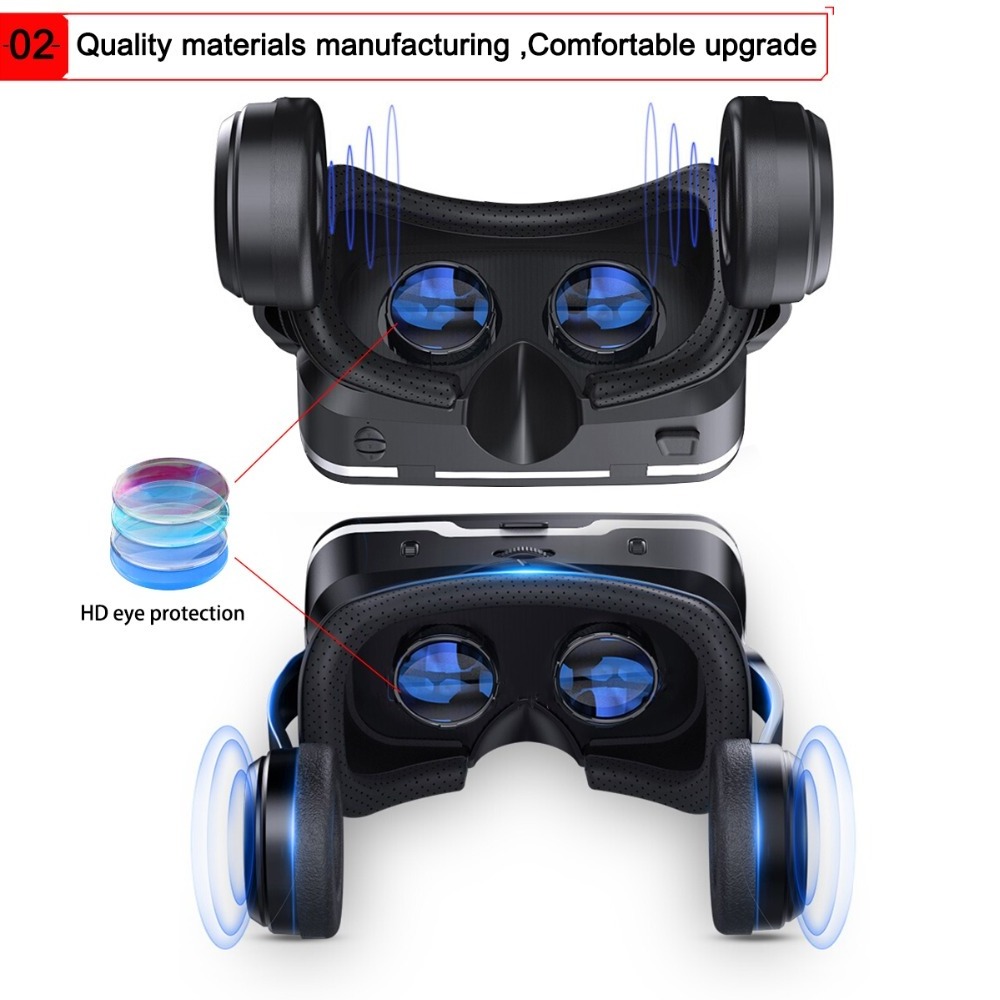 Made In China Glasses Vr 360 Vr Glass Vr Virtual Reality Glass 3d video games