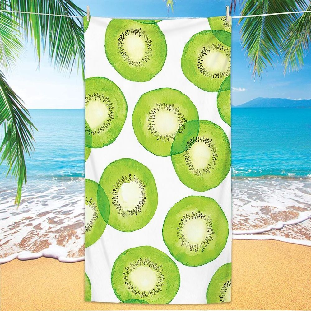 Fruit Beach Towel Printing Microfiber Square Summer Fast Dry Custom Printing Sand Free Large Beach Towel