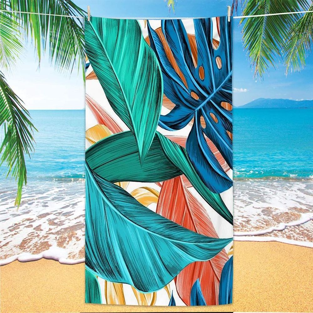 Fruit Beach Towel Printing Microfiber Square Summer Fast Dry Custom Printing Sand Free Large Beach Towel