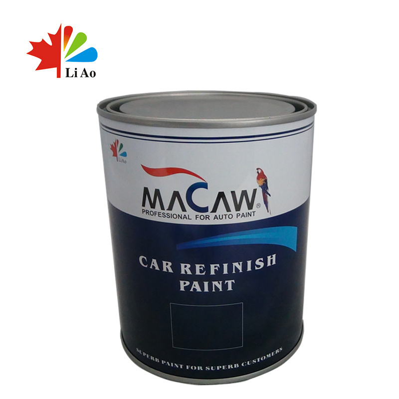 MACAW 2K solid color  WSM11 bright red topcoat spray car  paint