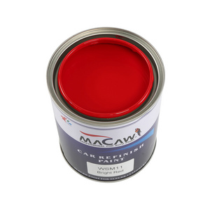 2K Solid Color Deep Red Car Paint Spray Paint for Car Refinis h Car Paint