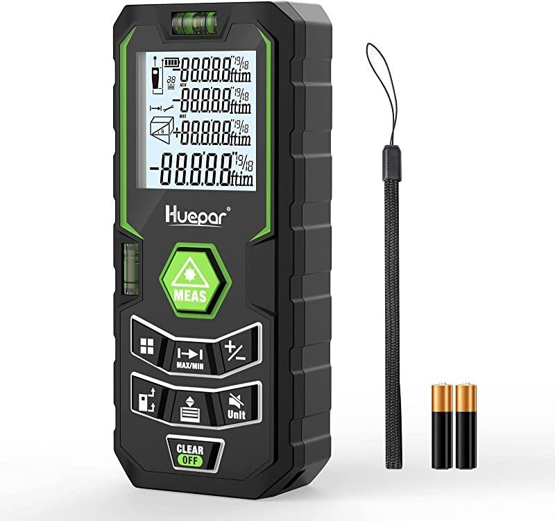 Huepar X6-LM100 Laser Meter Digital 100M Distance Power Long Range Industrial