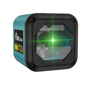 Decteam Portable 2 Lines Laser Level C011G Manual Mode with Cross Line Laser Levels Set Outdoor