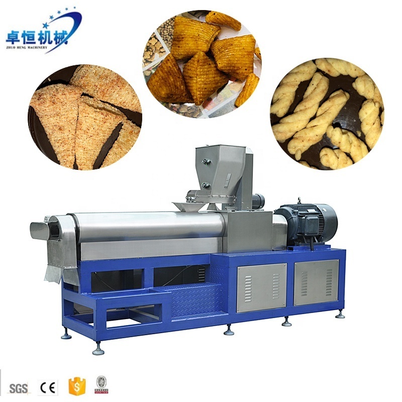 Strength factory doritos bugle tortilla chips other fried flour chips snack food extruder making machine