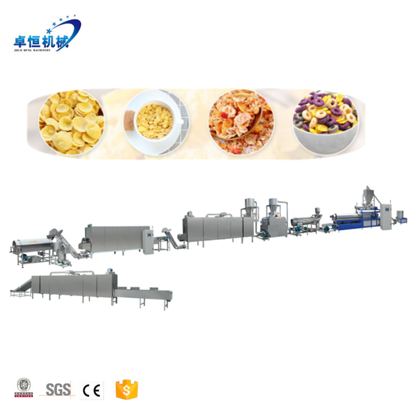 Sweet /roasting corn flakes machines making factory