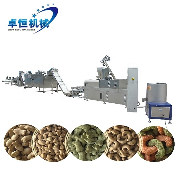 Extruded Dry Pet Dog Cat Food Treats Pellet Make Wet Production Line Machines Line Wooden Case Customised Multifunctional 3000