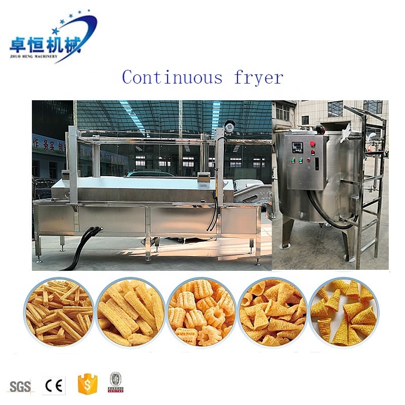 Strength factory doritos bugle tortilla chips other fried flour chips snack food extruder making machine