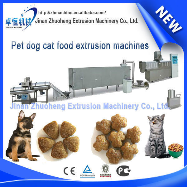 fully automatic twin screw texture pet dog food extruder processing machines pet food extruder