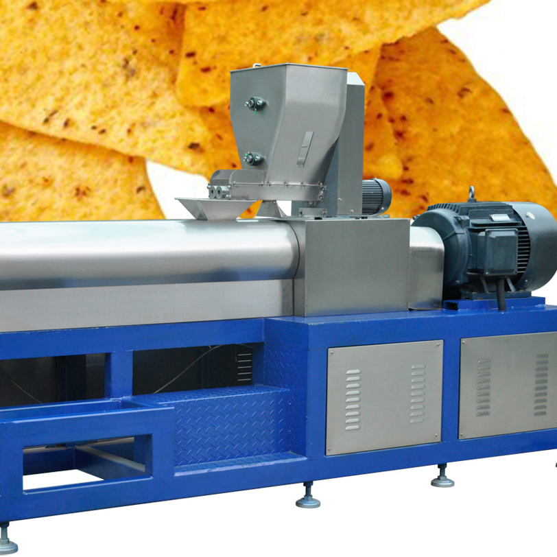 Strength factory doritos bugle tortilla chips other fried flour chips snack food extruder making machine