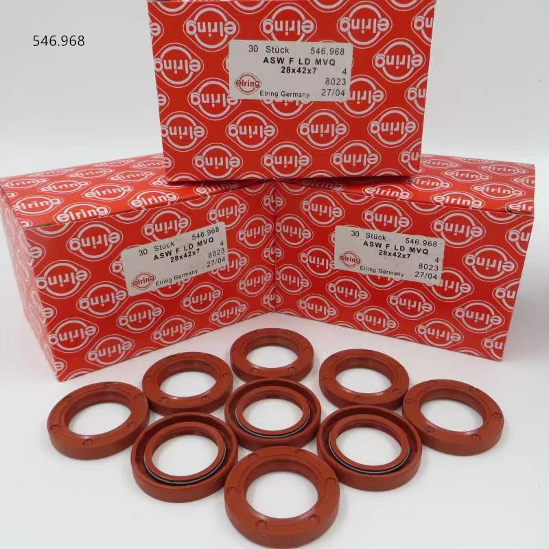 Crankshaft front oil seal for Volkswagen rubber o ring seals 546.968 NBR car engine seal for Auto part LADA BA3 2108 28*42*7