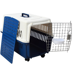 Zunhua Meihua New Model Customized Pet Dog Kennels Cages Folding Pet Kennel Cage Portable Dog Cat Pp Plastic+steel