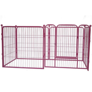 Cheap Best Large Indoor Metal Puppy Dog Run Fence  / Customize Outdoor Iron Pet Dog Playpen