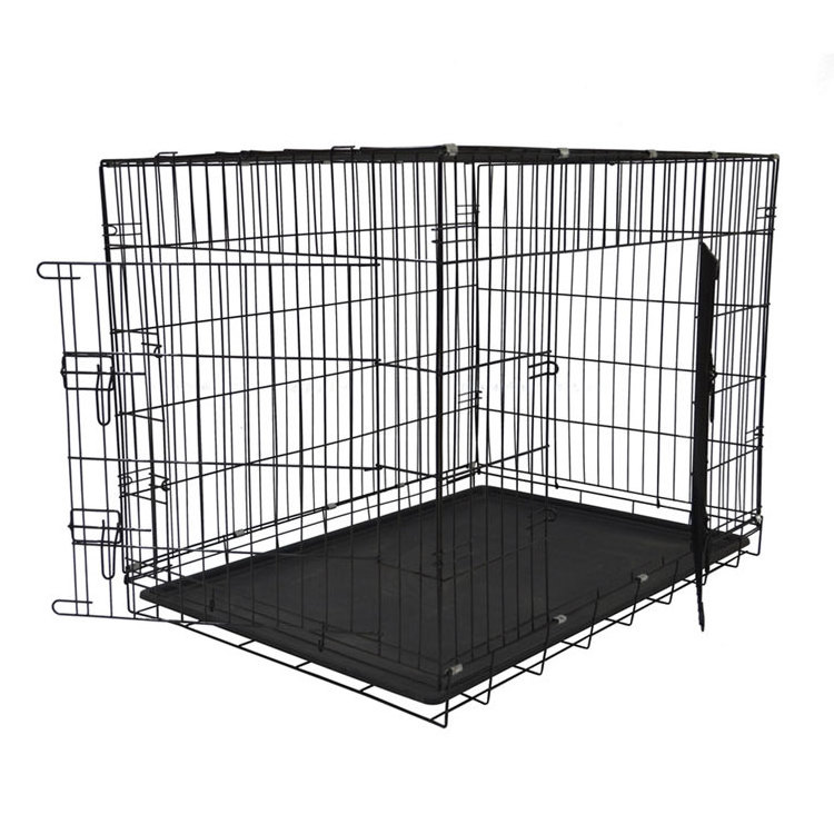 Wholesale General Iron Metal Cage Collapsible Folding Metal Dog Crate Sale