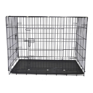 Wholesale General Iron Metal Cage Collapsible Folding Metal Dog Crate Sale