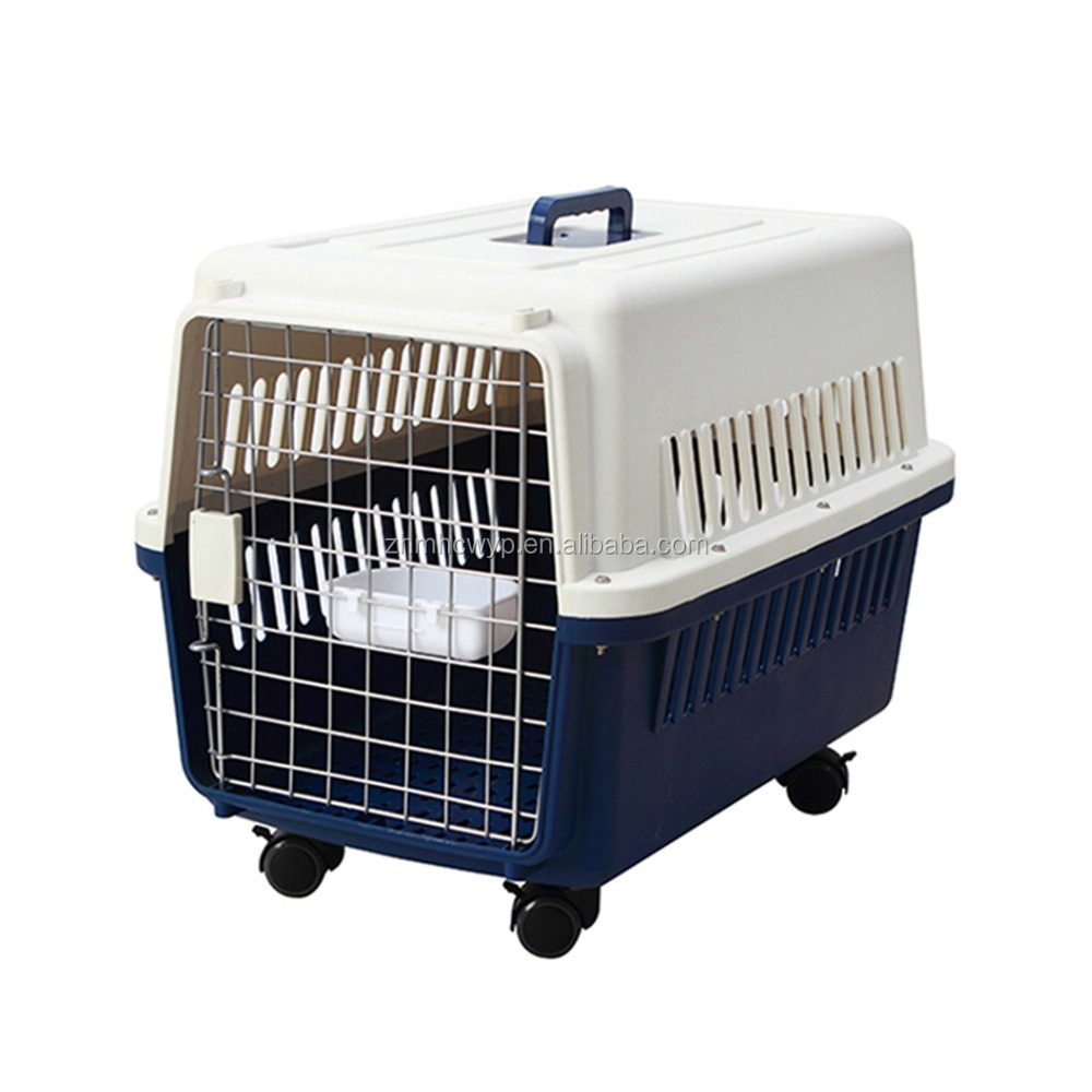 China Cheap Wholesale Commercial Pet Dog Kennel Crate Cages With Wheels