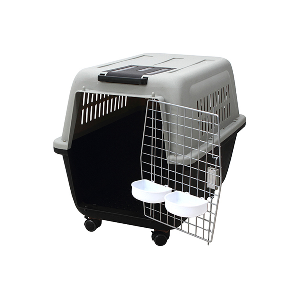 Wholesale Cheap Innovator Collapsible Airline Approved Plastic Travel Kennel Dog Pet Cages Carriers For Sale