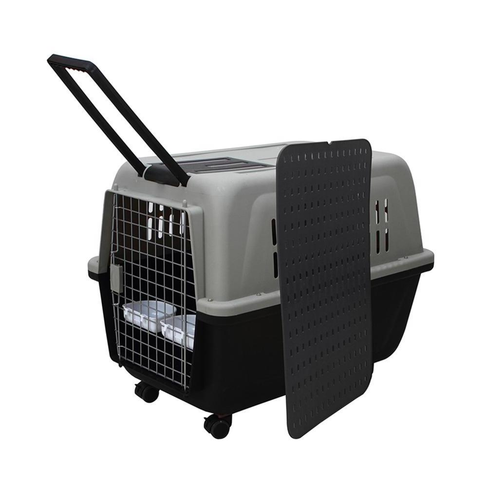 Wholesale Cheap Innovator Collapsible Airline Approved Plastic Travel Kennel Dog Pet Cages Carriers For Sale