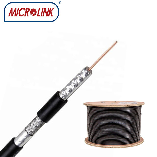 MICROLINK rg6  double/ triple/quad shield coaxial cable for digital tv antenna