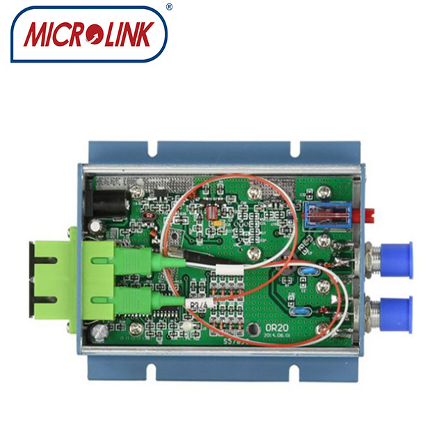 Ftth CATV optical receiver mini node 2 RF +1 Pon loop out 1550nm Fiber Optic equipment Receiver AGC micro ftth node with WDM