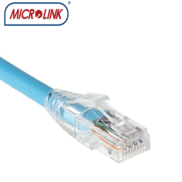 Cat6 Cat5 Rj45 modular plug  8p8c  Ethernet Rj45 Connector with transparent strain relief  boot