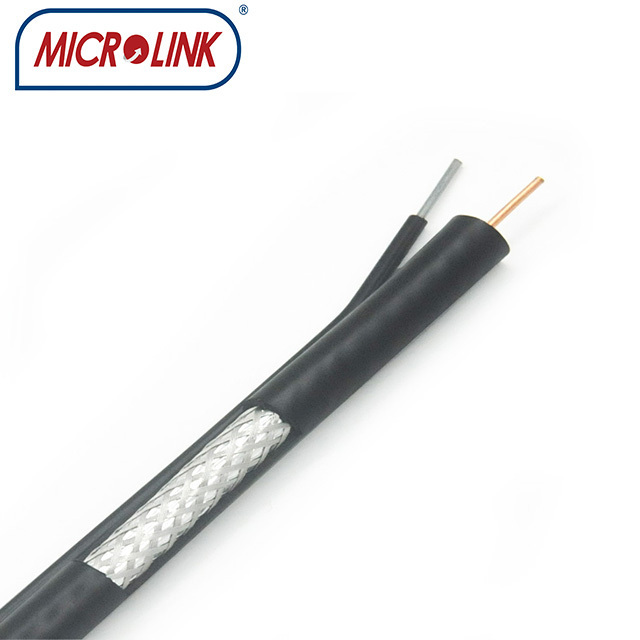 superior quality  rg11 tri shield  coaxial cable with messenger wire