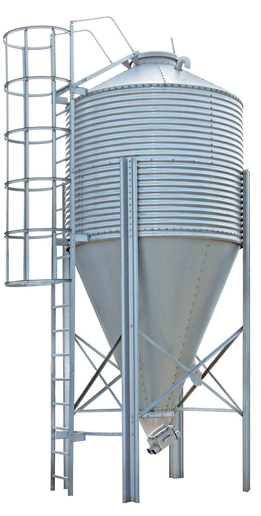 2022 Poultry farm 3 tons ~ 45tons small steel silo for chicken farm pig farm livestock feeding equipment