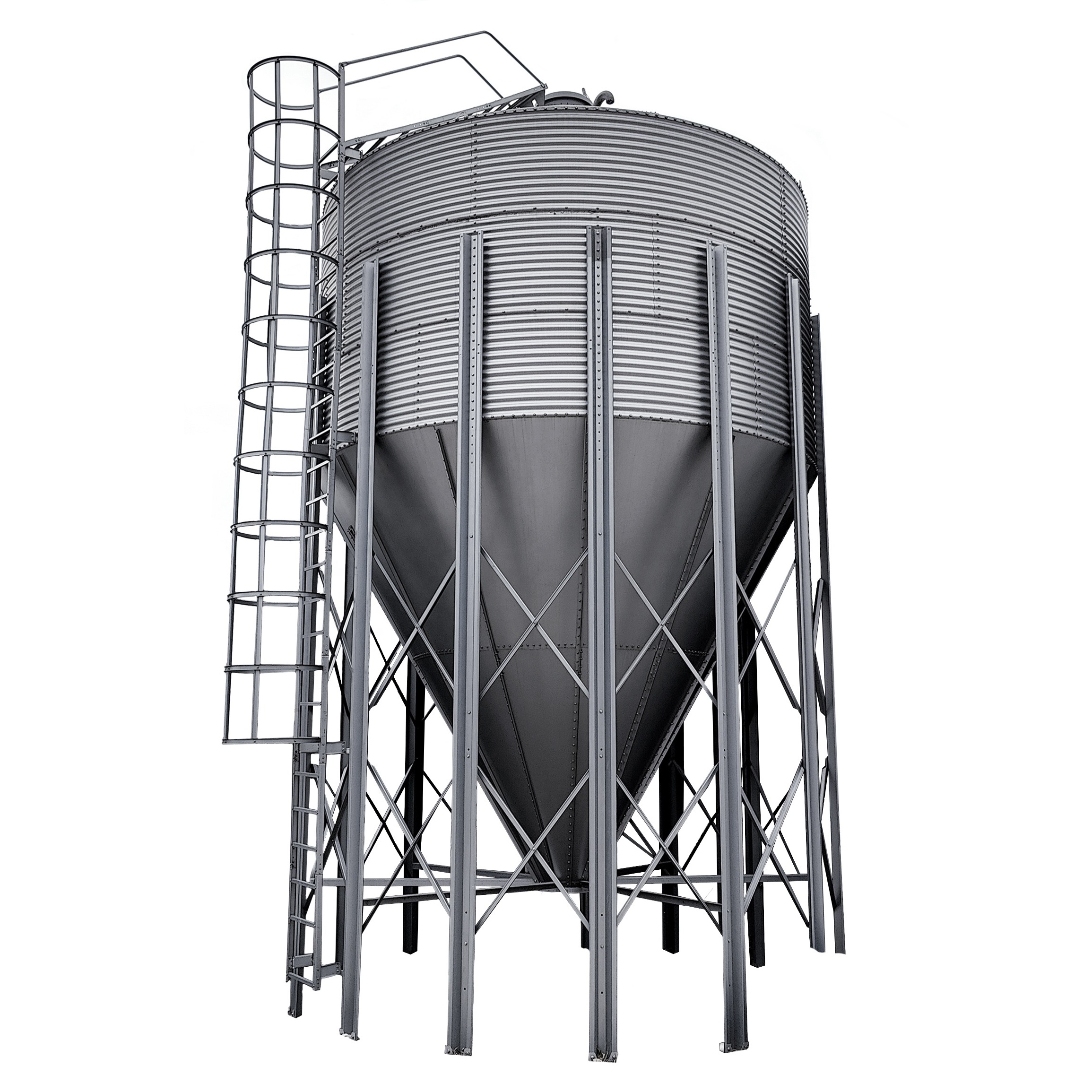 2022 Poultry farm 3 tons ~ 45tons small steel silo for chicken farm pig farm livestock feeding equipment