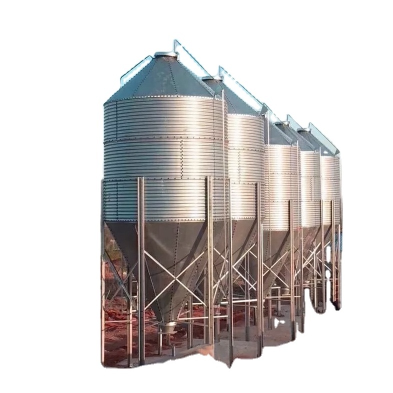 50T grain silo Feed silo Corn hopper silo factory price storage for sale